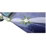 Market - Cadouri - Flori si aranjamente - Aranjament floral, masini, tematica nunta, alb, 3m, trandafiri - Infinity.ro