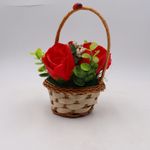 Market - Cadouri - Flori si aranjamente - Aranjament Floral, Cosulet Trandafiri,  3 Trandafiri Rosi din Sapun - Infinity.ro