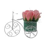 Market - Cadouri - Flori si aranjamente - Aranjament floral deosebit 3 trandafiri bicicleta, flori de sapun, - Infinity.ro