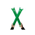 Jucarii, Copii si Bebe - Jucarii si jocuri - Jucarii de exterior - Alte jucarii de exterior - Aplauze gonflabile tip clappers pentru suporteri, verde - Infinity.ro