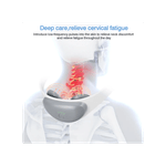 Ingrijire personala si Cosmetice - Sanatate si wellness - Articole wellness - Aparate si dispozitive de masaj - Aparat de Masaj pentru Gat, cu Impulsuri si Caldura, Relaxare Electrica Profesionala - Infinity.ro