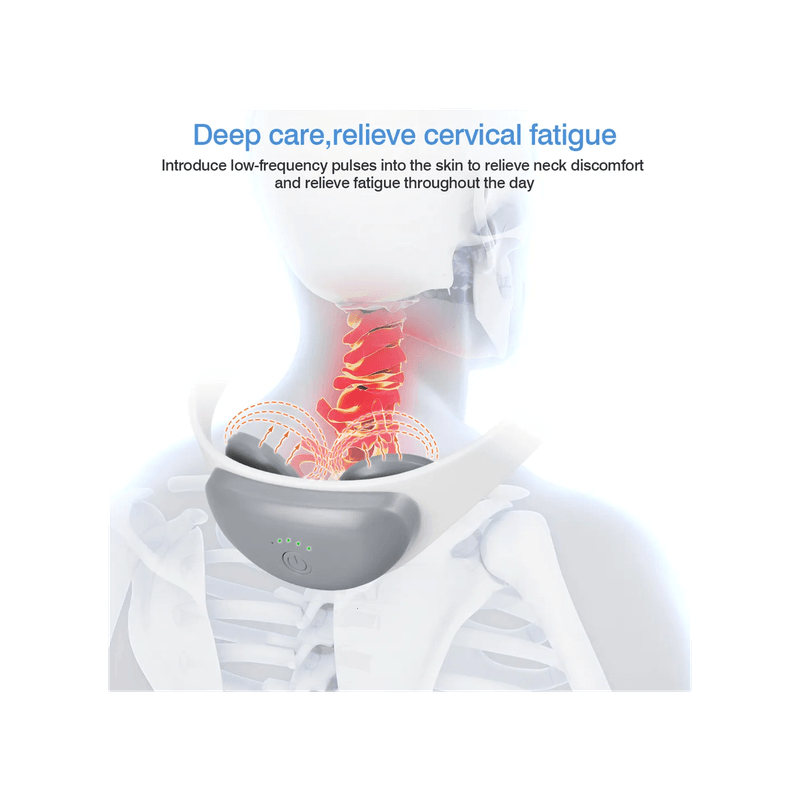 Ingrijire personala si Cosmetice - Sanatate si wellness - Articole wellness - Aparate si dispozitive de masaj - Aparat de Masaj pentru Gat, cu Impulsuri si Caldura, Relaxare Electrica Profesionala - Infinity.ro