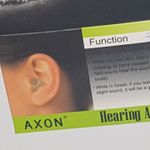 Ingrijire personala si Cosmetice - Sanatate si wellness - Aparate medicale - Aparate auditive - Aparat auditiv Axon, control volum, 4 silicoane marimi diferite pentru urechi, baterii - Infinity.ro