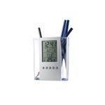 Casa si Gradina - Decoratiuni - Ceasuri - Ceas birou cu suport pixuri, calendar, alarma si termometru - Infinity.ro