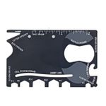 Sport si Outdoor - Camping - Cutite, bricege si accesorii - Unelte multifunctionale - Card multifunctional Ninja wallet, 18 in 1, 8x5 cm - Infinity.ro