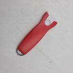 Sport si Outdoor - Camping - Articole solare camping - Lampi si lanterne camping - Lanterna cu 3 Leduri, Buton Start/Stop, Agatatoare, 13 cm, Rosu - Infinity.ro