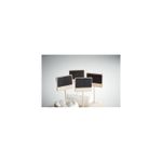 Casa si Gradina - Bucatarie si vesela - Vesela si tacamuri - Vesela pentru servire - Set de 4 semne pentru aperitive cu creta, 5x12 cm - Infinity.ro