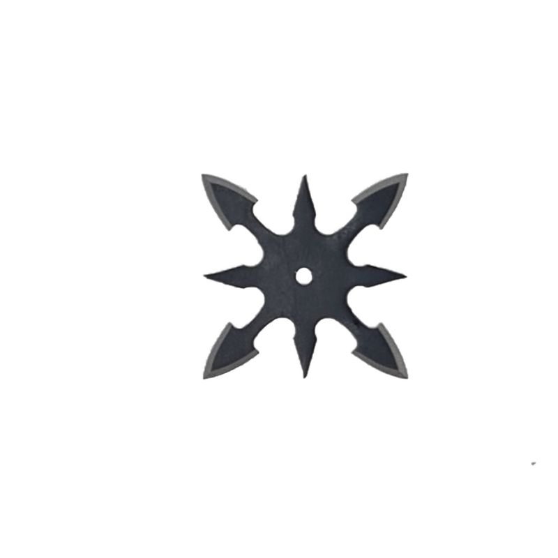 Sport si Outdoor - Camping - Cutite, bricege si accesorii - Cutite si bricege - Steluta ninja pentru aruncat la tinta, neagra, 8 colturi, 6 cm - Infinity.ro