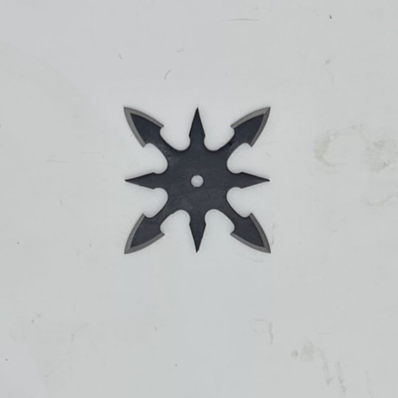 Sport si Outdoor - Camping - Cutite, bricege si accesorii - Cutite si bricege - Steluta ninja pentru aruncat la tinta, neagra, 8 colturi, 6 cm - Infinity.ro