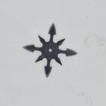 Sport si Outdoor - Camping - Cutite, bricege si accesorii - Cutite si bricege - Steluta ninja pentru aruncat la tinta, neagra, 8 colturi, 6 cm - Infinity.ro