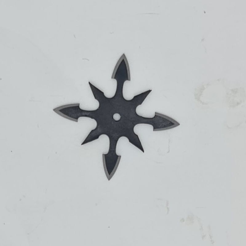 Sport si Outdoor - Camping - Cutite, bricege si accesorii - Cutite si bricege - Steluta ninja pentru aruncat la tinta, neagra, 8 colturi, 6 cm - Infinity.ro