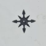 Sport si Outdoor - Camping - Cutite, bricege si accesorii - Cutite si bricege - Steluta ninja pentru aruncat la tinta, neagra, 8 colturi, 6 cm - Infinity.ro