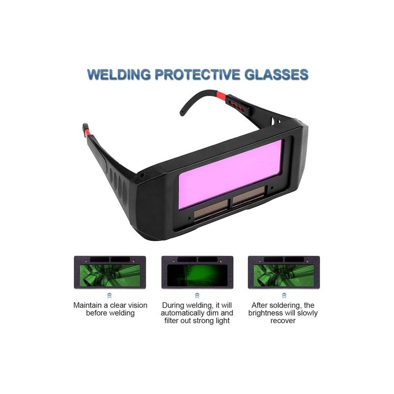 Casa si Gradina - Constructii - Scule electrice si accesorii - Accesorii aparate de sudura - Ochelari sudura cu auto-intunecare, LCD si protectie, pentru siguranta profesionala. - Infinity.ro