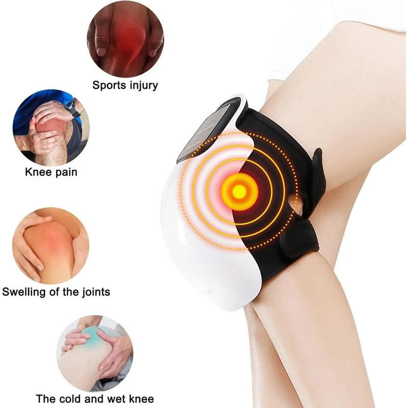 Ingrijire personala si Cosmetice - Sanatate si wellness - Articole wellness - Aparate si dispozitive de masaj - Aparat Electric de Masaj pentru Durere Genunchi, cu Functie de Caldura si Vibratii, 245x145x140mm - Infinity.ro