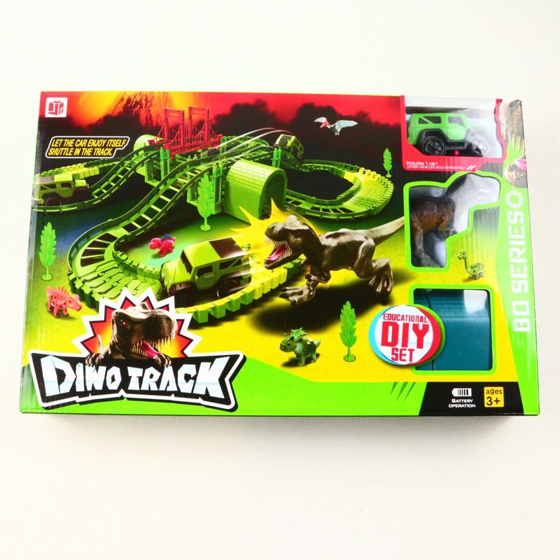 Jucarii, Copii si Bebe - Jucarii si jocuri - Seturi de constructie si cuburi - Seturi de constructie - Jucarie de constructie, cu masini electric, circuit de curse, pentru copii, 60 X 53 X 14 cm - Infinity.ro