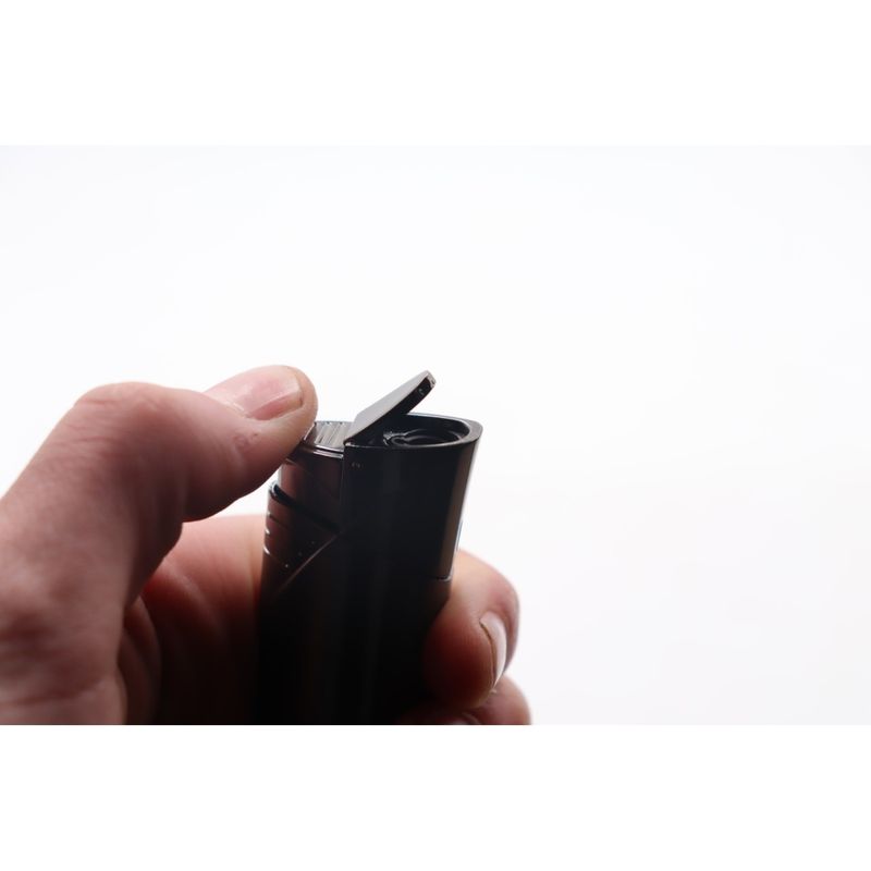 Market - Tutun si tigari - Articole si accesorii tutun - Bricheta Capacel, Buton cu Activare, Neagra - Infinity.ro