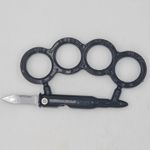 Sport si Outdoor - Sporturi de contact - Produse autoaparare - Pumnal Tip Box, Autoaparare, Maner Glont, Lama, Negru - Infinity.ro