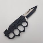 Sport si Outdoor - Sporturi de contact - Produse autoaparare - Pumnal tip box, rozeta autoaparare, cutit briceag, 23 cm,  rosu si negru - Infinity.ro