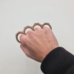 Sport si Outdoor - Sporturi de contact - Produse autoaparare - Pumnal Tip Box, Autoaparare, Maner Cap de Mort, Bronz - Infinity.ro