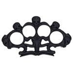 Sport si Outdoor - Sporturi de contact - Produse autoaparare - Pumnal tip box, rozeta autoaparare, 3 cap mort, 1 cm grosime, negru - Infinity.ro