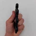 Sport si Outdoor - Sporturi de contact - Produse autoaparare - Pumnal tip box, rozeta autoaparare cu 4 cranii, 1 cm grosime, neagra, - Infinity.ro