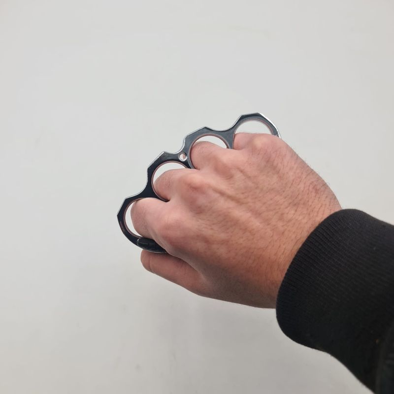 Sport si Outdoor - Sporturi de contact - Produse autoaparare - Pumnal Tip Box, Autoaparare, Maner Grip, Argintiu - Infinity.ro