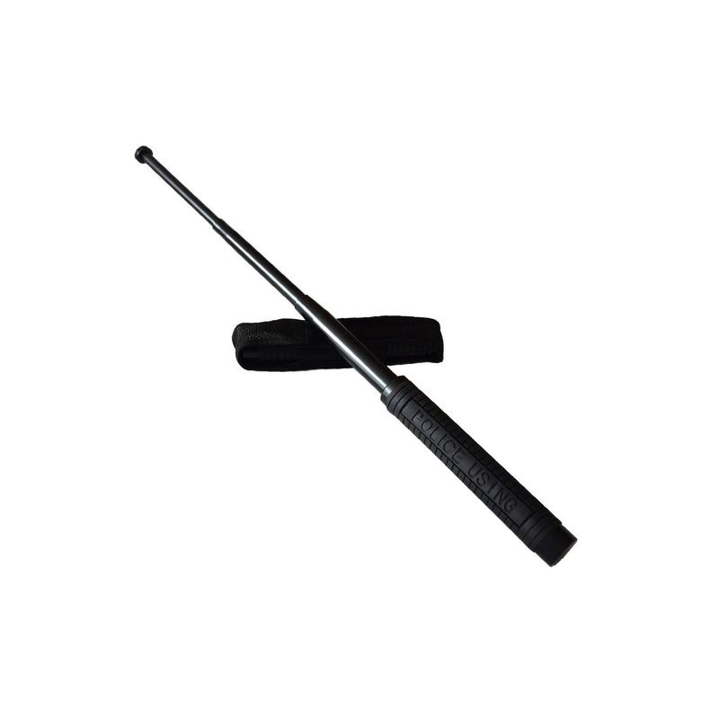 Sport si Outdoor - Sporturi de contact - Produse autoaparare - Baston telescopic din otel, 64 cm, 3 sectiuni, husa,  610 g, P2 - Infinity.ro