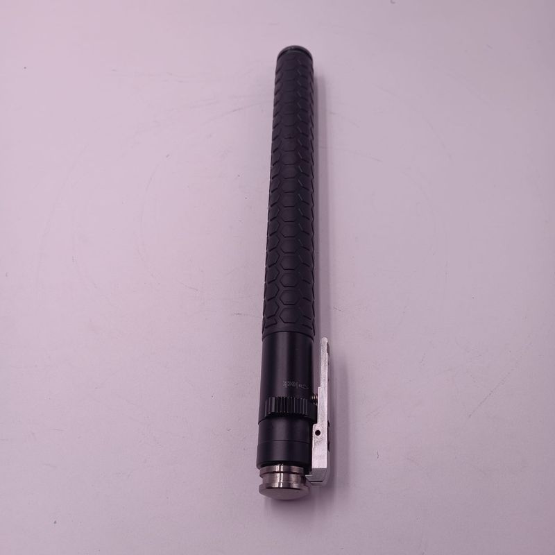 Sport si Outdoor - Sporturi de contact - Produse autoaparare - Baston Telescopic Automat, Otel, Husa, Spart Geam, Maner Anti Alunecare, 64 cm, Negru - Infinity.ro