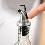 Casa si Gradina - Bucatarie si vesela - Ustensile bucatarie - Oliviere - Set 2 sticle pentru ulei si otet, 290ml, din sticla cu dozatoare, 5x5x30.5 cm, Transparent ABYZ - Infinity.ro