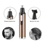 Ingrijire personala si Cosmetice - Aparate & accesorii ingrijire personala - Aparate de ras si tuns - Aparate de tuns - Trimmer 2 in 1 pentru nas, urechi, barba si perciuni, reincarcabil, compact ABYZ - Infinity.ro