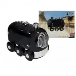 TV, Audio-Video si Foto - Portabile audio - Boxe portabile - Boxa Bluetooth HL-555 tren, sunet stereo 10W, design retro, portabila, negru ABYZ - Infinity.ro