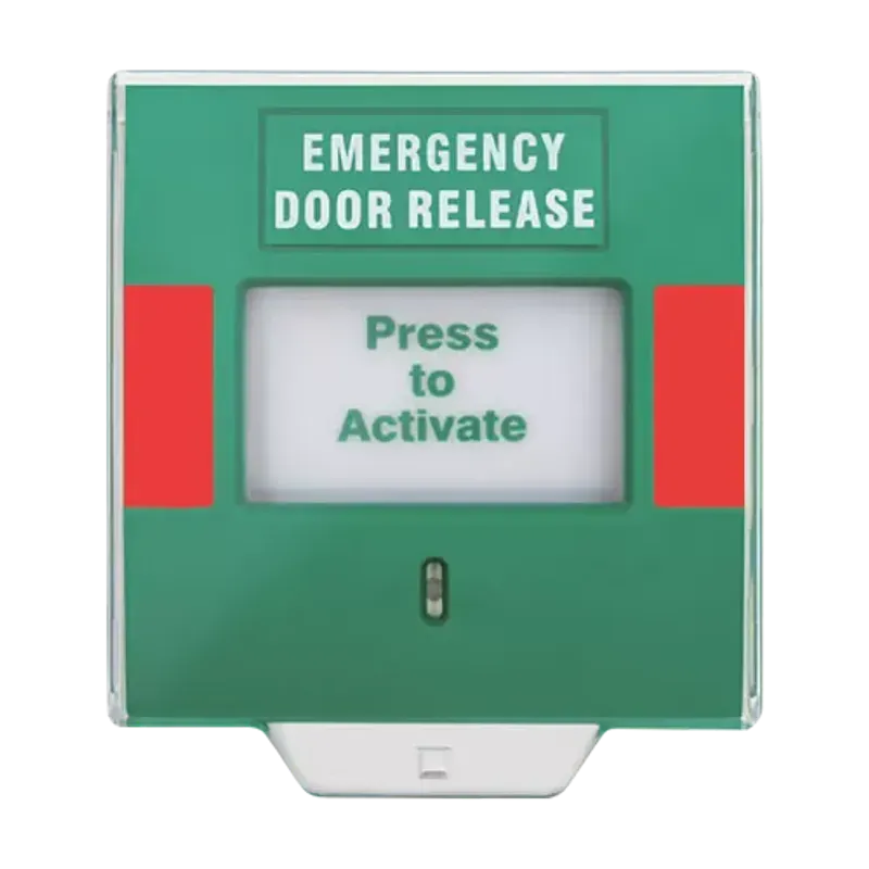 Casa si Gradina - Electrice - Smart Home - Accesorii control acces si supraveghere - Buton resetabil din plastic pentru iesire de urgenta, LED, buzzer - CSAccess CSB-802 - Infinity.ro