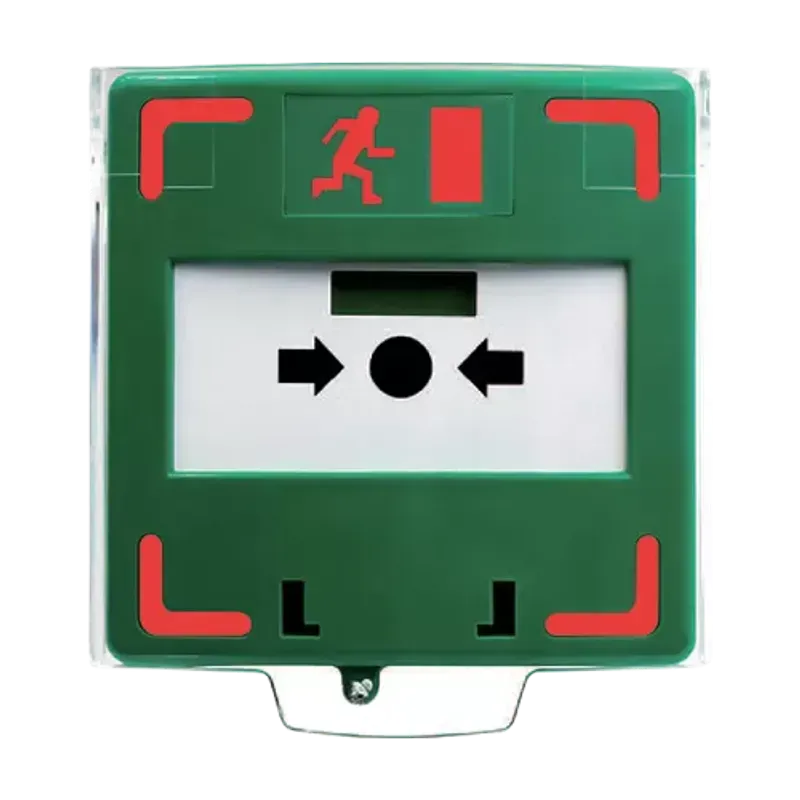 Casa si Gradina - Electrice - Smart Home - Accesorii control acces si supraveghere - Buton resetabil din plastic pentru iesire de urgenta, LED, buzzer - CSAccess CSB-803 - Infinity.ro