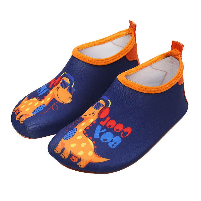 Fashion, accesorii si bijuterii - Copii - Incaltaminte copii - Slapi si papuci copii - THK® Papuci Gradinita Paja Sport, Albastru/Portocaliu, 26-27 EU, 4-5 ani, 15,5cm - Infinity.ro