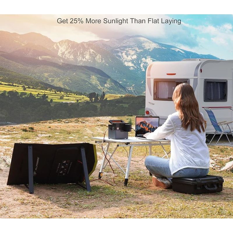 Sport si Outdoor - Camping - Articole solare camping - Panouri solare camping - Panou Solar 100 Watt, THK, porturi USB duble, incarca smartphone-uri, power bank-uri, laptop-uri, tablete - Infinity.ro