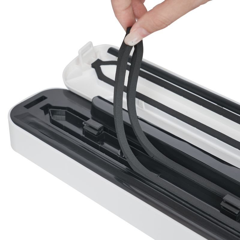 Electronice si Electrocasnice - Electrocasnice bucatarie - Mixere, tocatoare & roboti de bucatarie - Aparate de vidat - Aparat de Vidat FLORIA ZLN3836, Latime maxima 27.8 cm, Silentios, 10 pungi incluse, Putere 95W - Infinity.ro