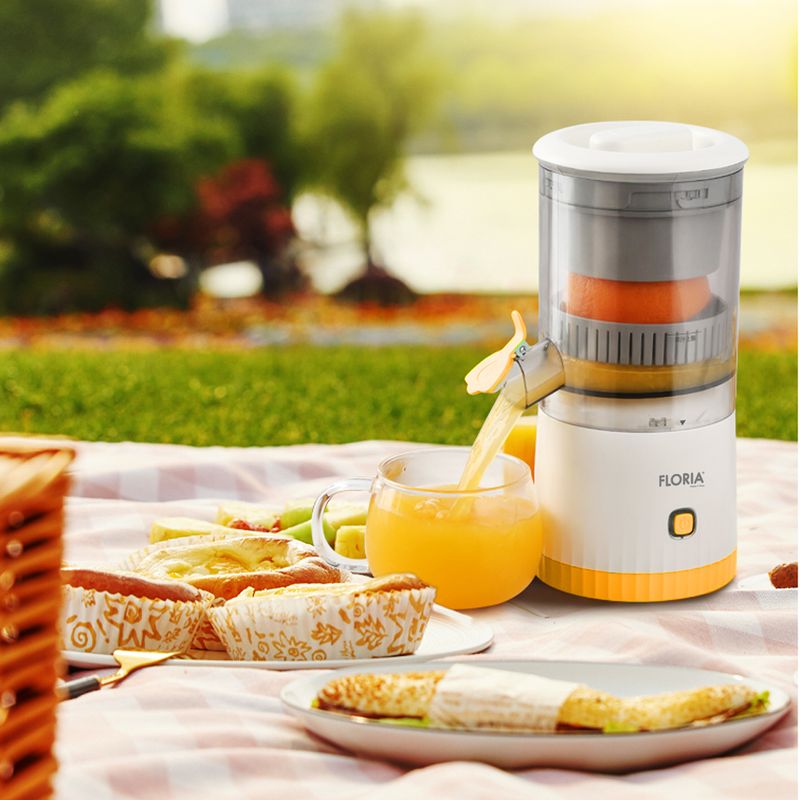 Electronice si Electrocasnice - Electrocasnice bucatarie - Preparare bauturi - Storcatoare de fructe - Storcator Fructe Reincarcabil FLORIA ZLN4079, Portabil, Acumulator 800 mAh, Capacitate 600ml, Putere 45W - Infinity.ro