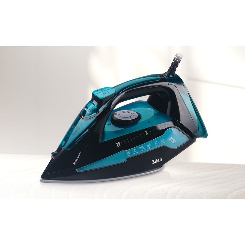 Electronice si Electrocasnice - Ingrijirea tesaturilor - Fiare de calcat - Fier de calcat cu aburi ZILAN ZLN3935, Temperatura reglabila, Anti-calcar, Anti-picurare, Capacitate 400ml, Putere 2800W - Infinity.ro