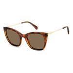 Fashion, accesorii si bijuterii - Femei - Accesorii femei - Ochelari de soare femei - Ochelari de soare cu lentile polarizate, Polaroid PLD 4144 S/X havana - Infinity.ro