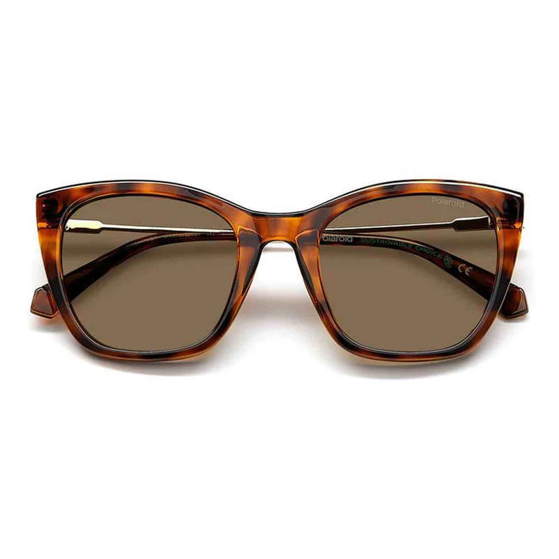 Fashion, accesorii si bijuterii - Femei - Accesorii femei - Ochelari de soare femei - Ochelari de soare cu lentile polarizate, Polaroid PLD 4144 S/X havana - Infinity.ro
