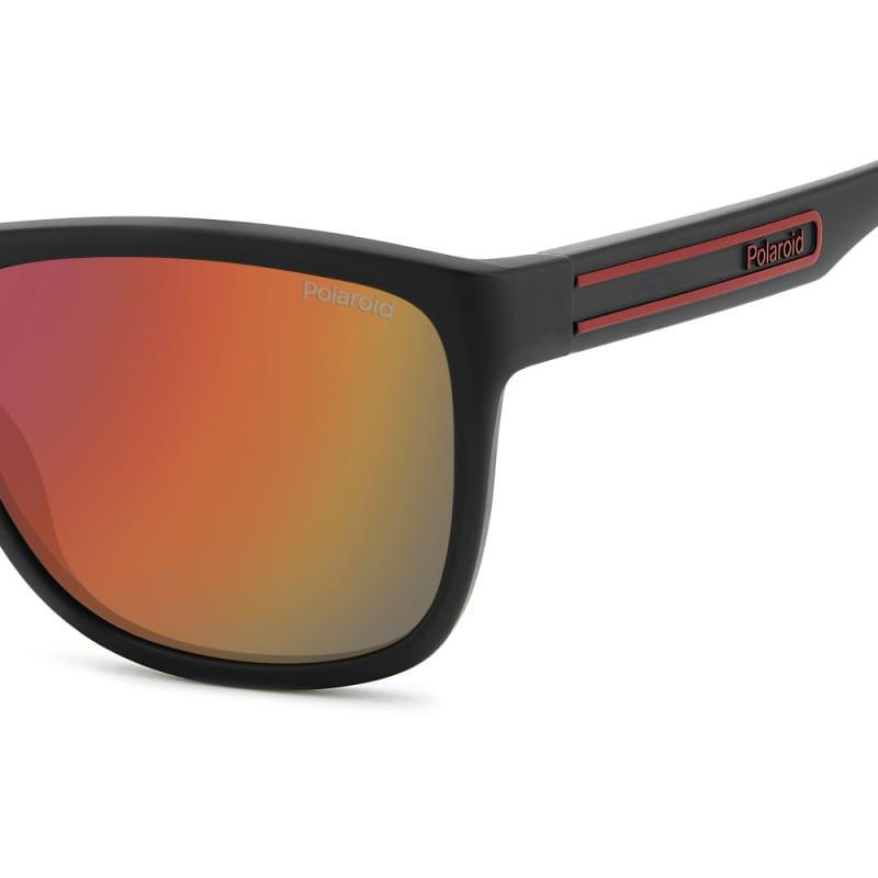 Fashion, accesorii si bijuterii - Barbati - Accesorii barbati - Ochelari de soare barbati - Ochelari de soare cu lentile polarizate, Polaroid PLD 2161 S black-red - Infinity.ro