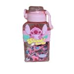 Casa si Gradina - Bucatarie si vesela - Cani si pahare - Sticle - Sticla Copii cu Capac Flip si Maner, Model de genul Stitch, Rosu, 750 ml - Infinity.ro