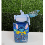 Casa si Gradina - Bucatarie si vesela - Cani si pahare - Sticle - Sticla Copii cu Capac Flip si Maner, Model de genul Stitch, Albastra, 750 ml - Infinity.ro