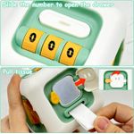 Jucarii, Copii si Bebe - Jucarii si jocuri - Jucarii bebelusi - Jucarii interactive bebelusi - Jucarie Interactiva Montessori 6 in 1 tip Busy Cube Senzorial pentru Bebelusi, Dezvoltare Motricitate Fina, Coordonare, - Infinity.ro