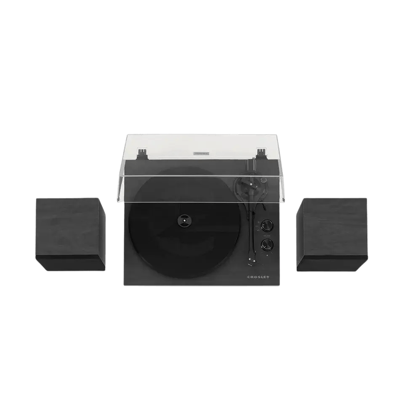 TV, Audio-Video si Foto - Audio Hi-Fi - Pick-Up - Pickup cu boxe Crosley C62C-BK4, Bluetooth, Negru - Infinity.ro