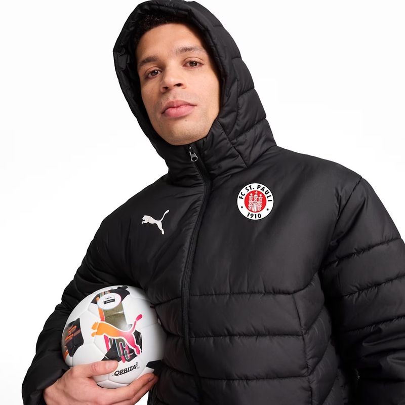 Fashion, accesorii si bijuterii - Barbati - Imbracaminte - Jachete si geci barbati - Geaca Puma TeamFINAL Bench FC St. Pauli pentru barbati, XL - Infinity.ro
