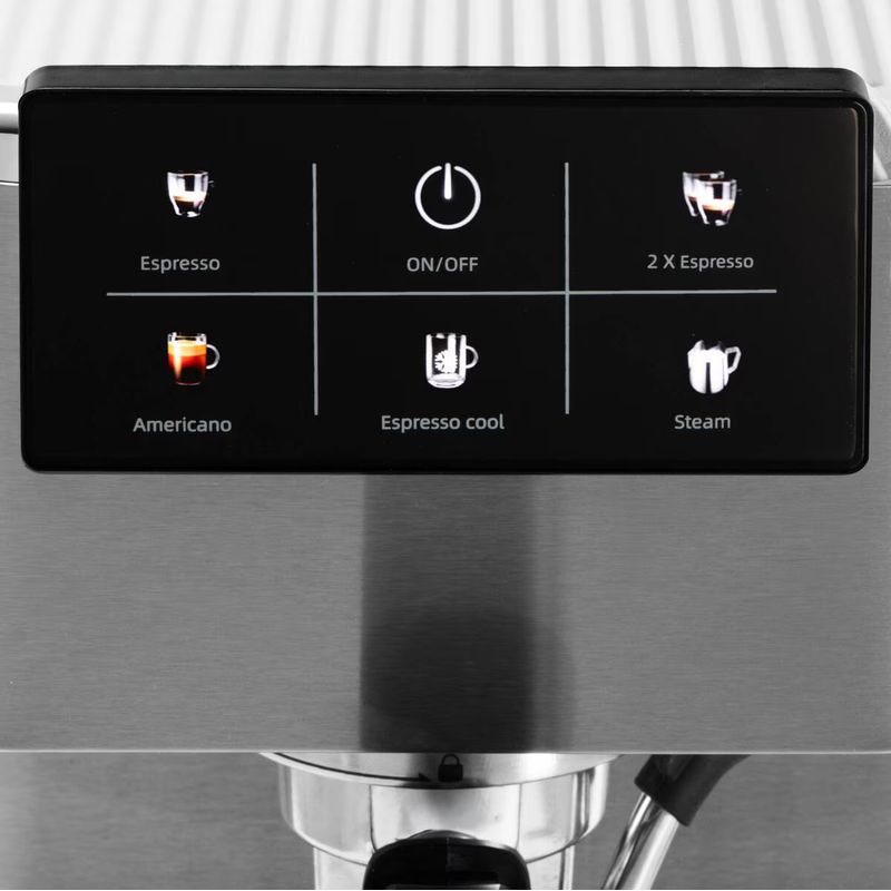 Electronice si Electrocasnice - Electrocasnice bucatarie - Preparare bauturi - Espressoare - Espressor Manual Adler AD 4390 1.5L 20Bar Thermoblock PID Dispozitiv Manual de Spumare Lapte 1350W Argintiu - Infinity.ro