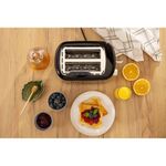 Electronice si Electrocasnice - Electrocasnice bucatarie - Preparare paine - Prajitoare de paine - Prajitor de paine GORENJE T800DB, 2 felii, 800W, negru-argintiu - Infinity.ro