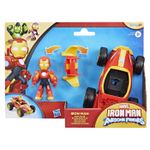 Jucarii, Copii si Bebe - Jucarii si jocuri - Figurine - MARVEL IRON MAN SI PRIETENII SAI UIMITORI SET VEHICUL SI FIGURINA IRON MAN - Infinity.ro