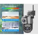 Casa si Gradina - Electrice - Smart Home - Camere de supraveghere - Camera de supraveghere V380 PRO, Conectivitate 4G, 2 Lentile, PTZ Rotativ, 6MP Ultra HD - Infinity.ro